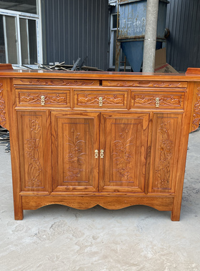 老榆木贡桌佛台供桌实木香案佛桌财神佛堂神台供佛柜供奉桌子案几