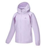 新品 2026春季 运动休闲带帽拉链风衣女外套F1261032 女装 贵人鸟正品