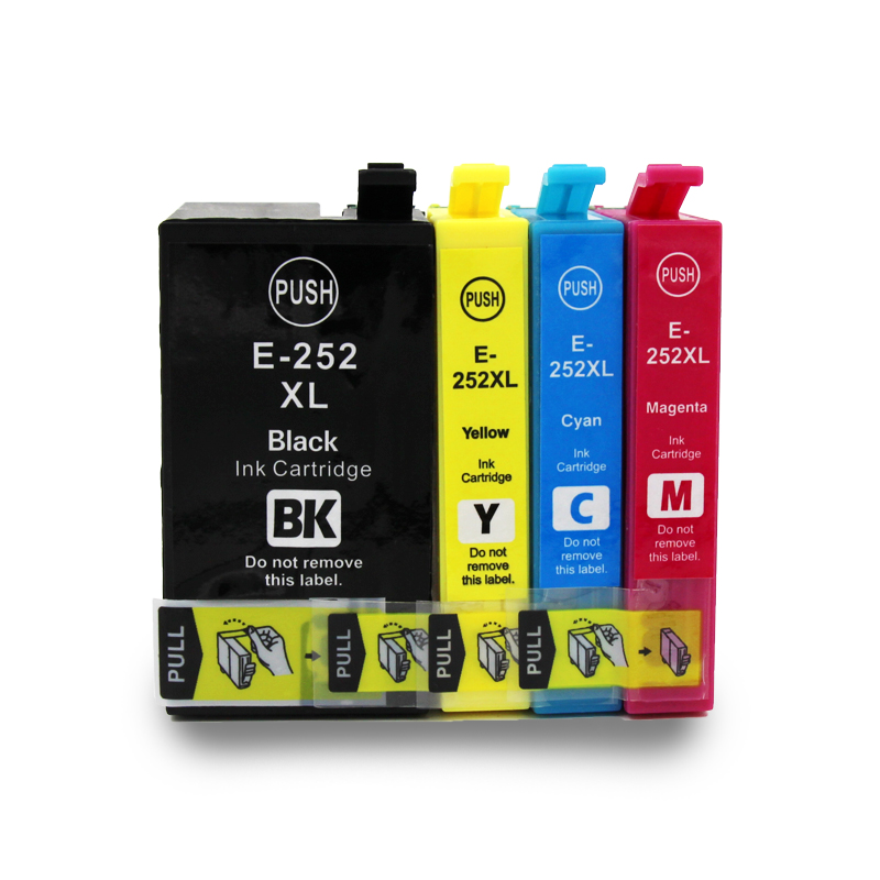 彪马 适用爱普生Epson WF-7620 WF-7610 WF-7720 WF-3620 WF-3640 WF-7710 打印机墨盒 T252/27大容量XL
