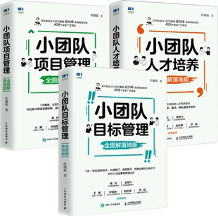 【正版包邮】任康磊作品3册:小团队项目管理+小团队人才培养+小团队目标管理