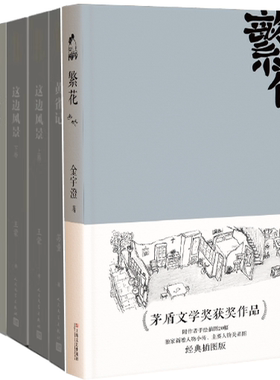 现货 包邮 拍下即发 第九届茅盾文学奖获奖作品全集：繁花+这边风景（上下）+生命册+黄雀记+人面桃花共6册