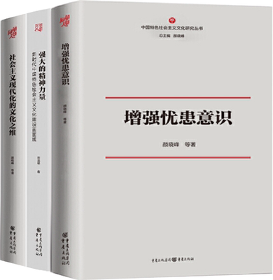 【正版包邮】颜晓峰作品3册：增强忧患意识+强大的精神力量+社会主义现代化的文化之维