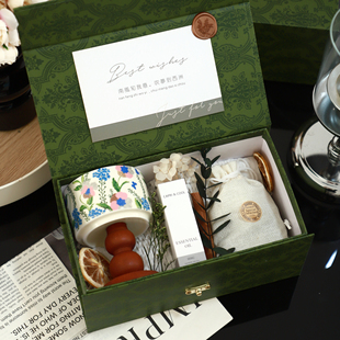 《春未绿》香薰精油扩香石礼盒套装香氛摆件氛围感送女生生日礼物