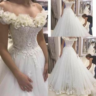 Bridal Gown Dress Wedding 新娘奢侈拖尾星空礼服森系超仙梦幻