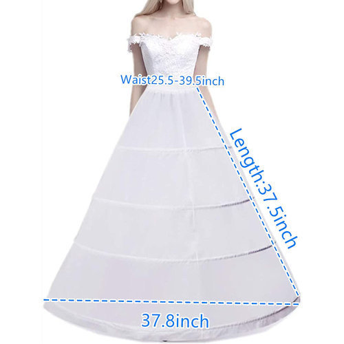 钢圈一字肩婚纱裙撑Petticoat