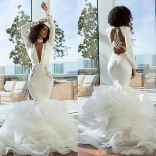 Dresses Mermaid Wedding Made 定做婚纱礼服晚礼服Bride Custom