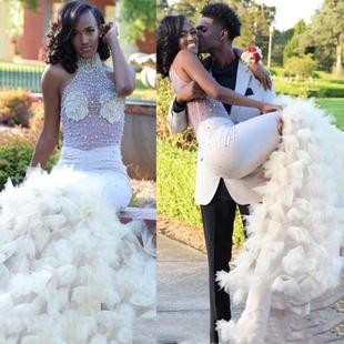 Wedding 主婚纱2021新款 Bridal Custom Dresses 新娘拖尾小礼服