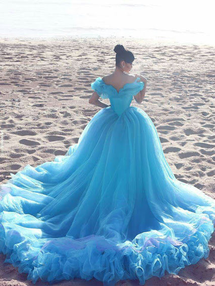 定做婚纱礼服晚礼服卡肩Wedding Evening Gown Prom Dresses 2018