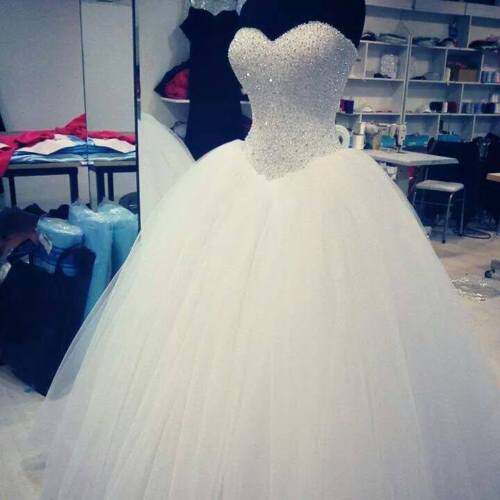 新娘礼服定制高端晚婚纱宴会服演出服 Wedding Dress Gown 2018