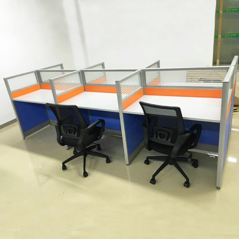 单人位隔断员工桌办公屏风