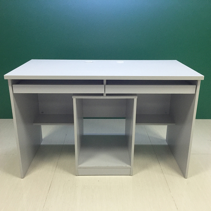 学校双人微机电脑桌 1.2米两人办公桌 2人培训桌电脑桌双人电脑台