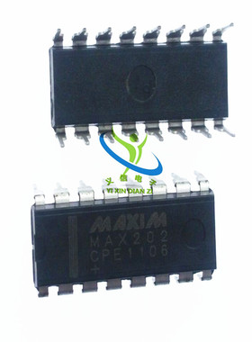 MAX202CPE DIP-16 全新原装  RS-232收发器 直插 进口