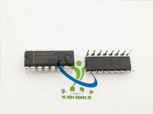 MAX232CPE DIP-16 通讯接口驱动芯片 直插 集成串口通信转换