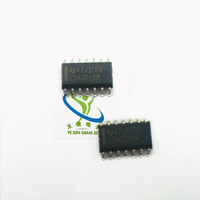 CD4001BM SOP14 原装进口  贴片 四路2输入或非门 逻辑芯片