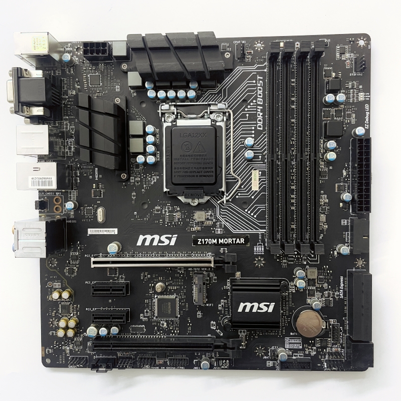 一年质保  msi/微星 z170m mortar 迫击炮  台式机主板 支持7700k