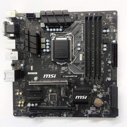 一年质保  MSI/微星 Z170M MORTAR 迫击炮  台式机主板 支持7700K