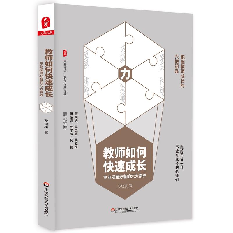 教师用书 教师如何快速成长专业发展的六大素养 大夏书系教师专业发展罗树庚 蒋军晶郭学萍顾明远吴忠豪等成为好教师