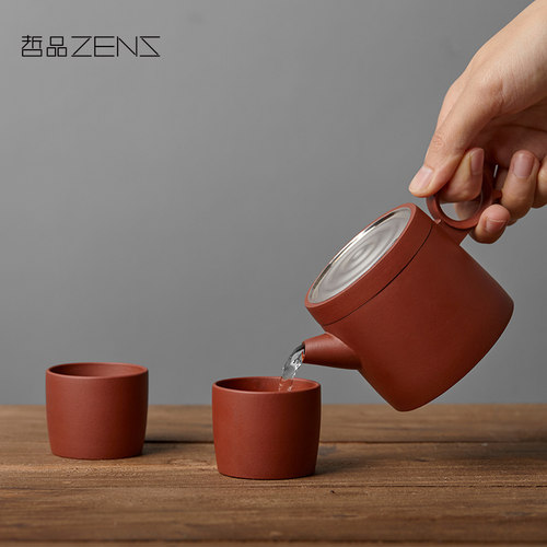 ZENS哲品清水泥紫砂功夫茶具礼盒
