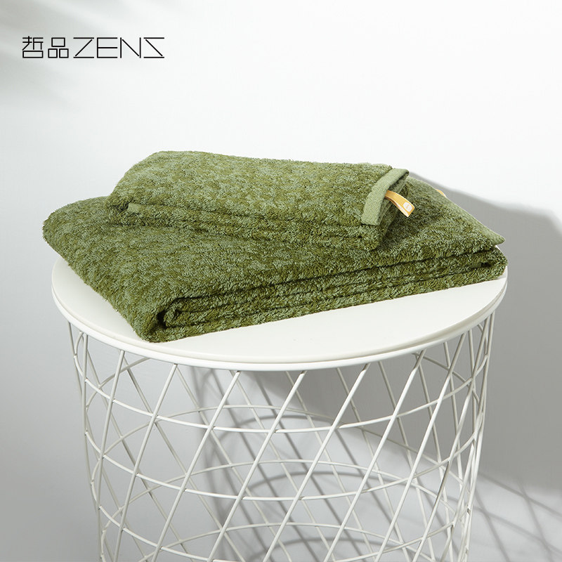 哲品今治毛巾浴巾纯色多尺寸吸水柔软家用酒店多色洗脸毛巾家居