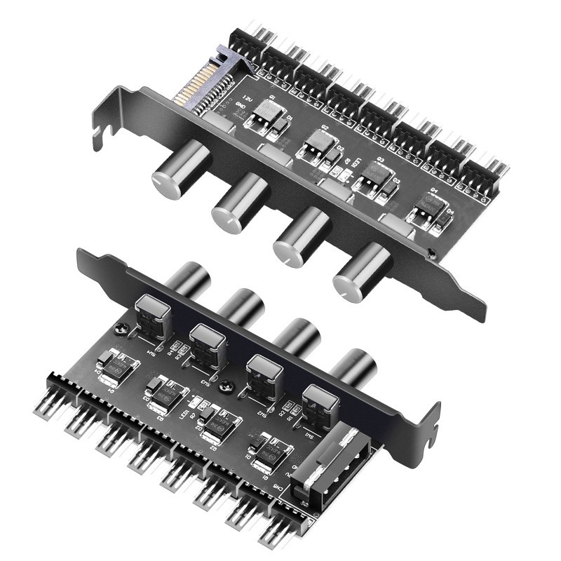 机箱风扇调速器集线器3pin/4pin