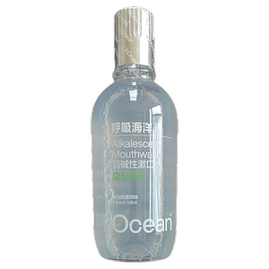【到27年2月】呼吸海洋弱碱性漱口水白桃薄荷味【500ml】