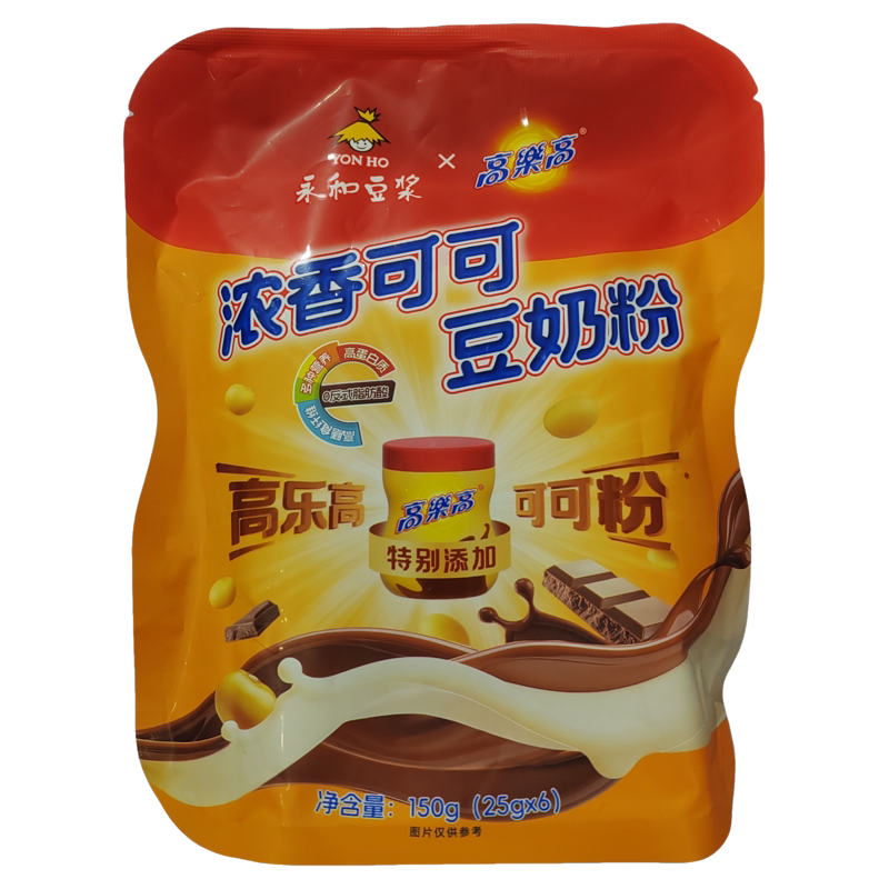 【到27年3月】永和豆浆高乐高浓香可可豆奶粉【150g】