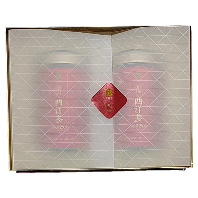 【到27年4月】同仁堂西洋参5号圆片【250g*2罐】