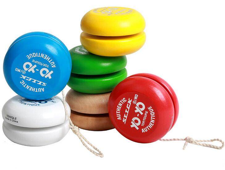 木制益智儿童卡通溜溜球 小孩子宝宝yo-yo悠悠球经典传统怀旧玩具