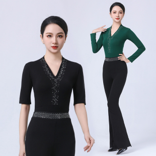 2025新款春夏形体训练服装气质礼仪走秀导师仪态体态基训模特套装