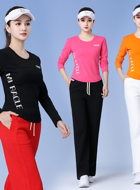 2025广场舞服装新款夏季运动短袖上衣中老年女跳健身操舞蹈衣服