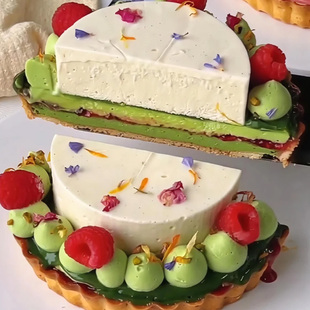 奇洋福黄油塔壳苹果派年货节甜品蛋糕塔水果挞家用商用烘焙大派皮