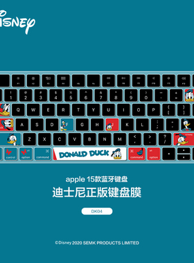 JRC迪士尼卡通2021新款iMac苹果一体机键盘膜A2449带指纹ID妙控键盘适用于Mac台式电脑蓝牙A2450套第2代A1644