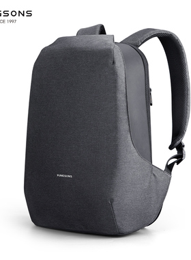 金圣斯双肩包男士商务通勤14背包大容量轻便15.6英寸适用于苹果华为笔记本电脑16背包KS3233