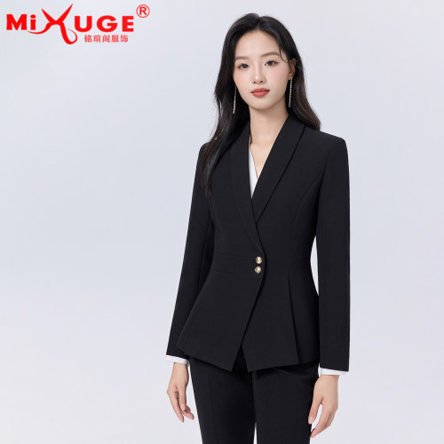 mixuge高端气质职业装套装女西装