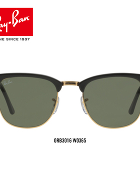 RayBan雷朋太阳镜男女派对达人款半框方形复古潮流墨镜轻0RB3016