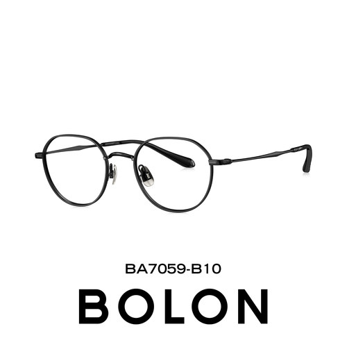 BOLON暴龙近视眼镜框新款复古圆框女时尚银色镜架配度数男BA7059