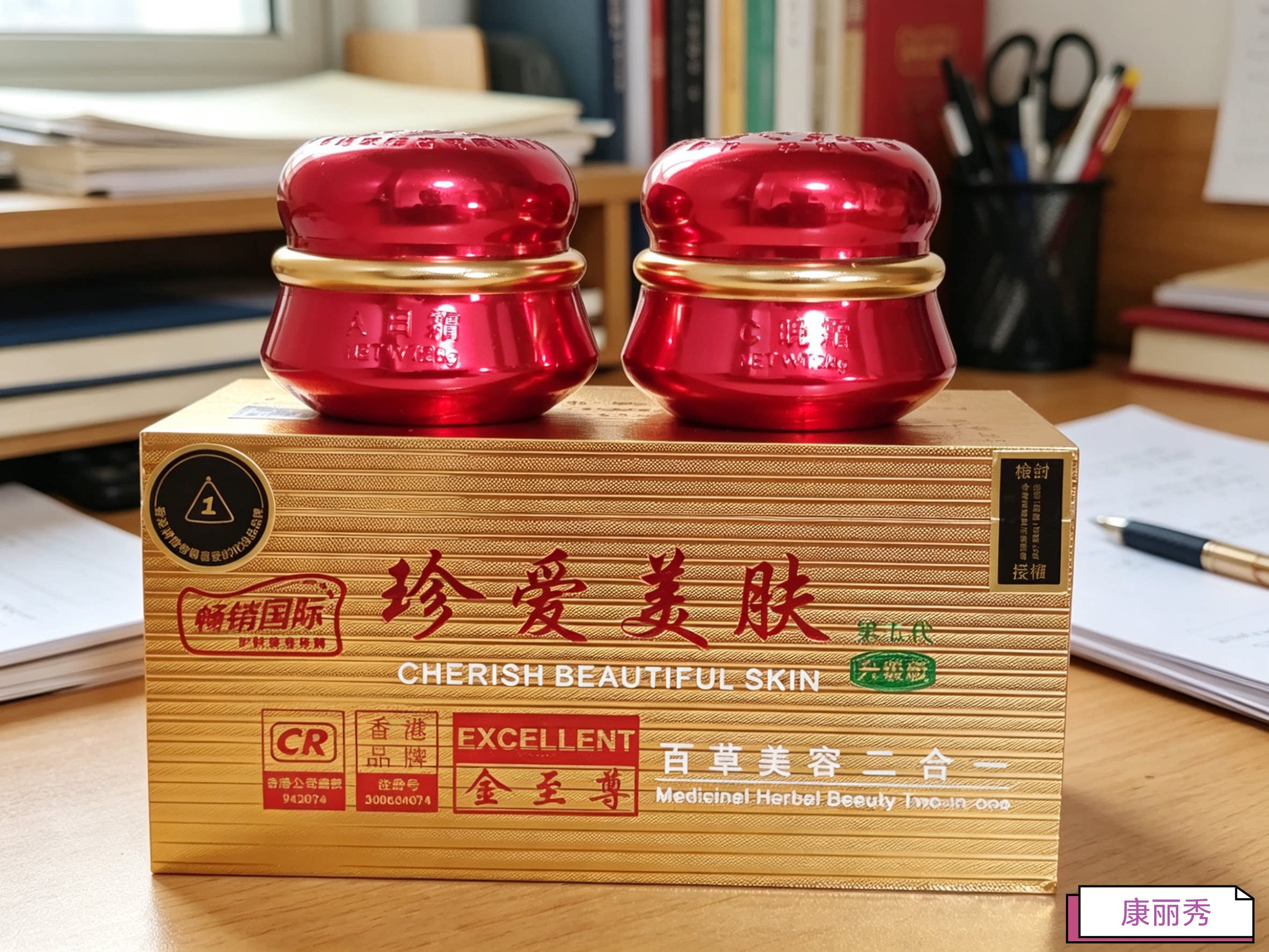 康丽秀珍爱美肤二合一K524改善暗沉保湿嫩肤护肤早晚霜套装