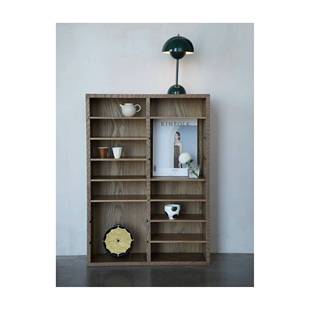 VAST无垠器皿博古架杯架实木活动置物架茶室客厅多宝阁收纳简约