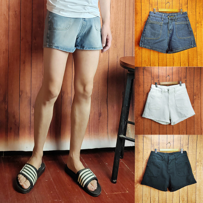 腿牛仔短裤显瘦男士宽松超短裤