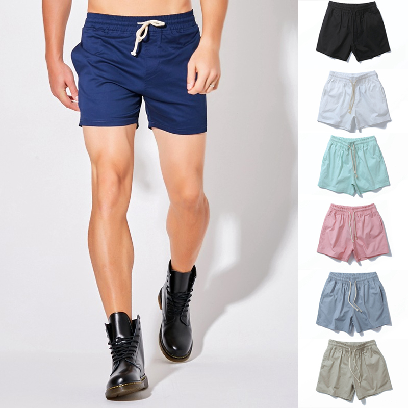 2023新款 短裤男 纯棉三分裤 大码运动休闲裤 潮男四分裤 沙滩裤