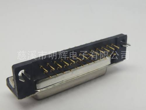 车针DB25PIN 母头 白胶镀金 焊板 弯脚 90度弯头 DR25串口插板