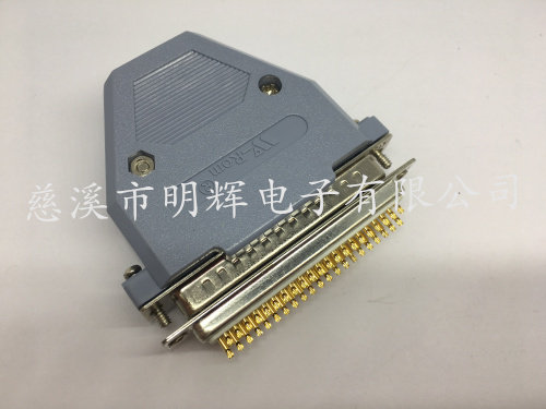 镀金HDB62焊线 三排DB62公头/母头串口座 车针实心铜62针插座