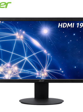 Acer宏碁显示器19.5英寸V206Q 1600*900 VGA+HDMI双接口内置电源