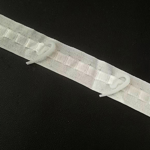 【布带+挂钩】窗帘布带韩式小抽带窗帘挂钩s钩配件辅料柜子遮挡帘