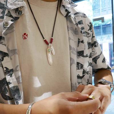 职人银饰羽毛原创欧帕羽毛银饰