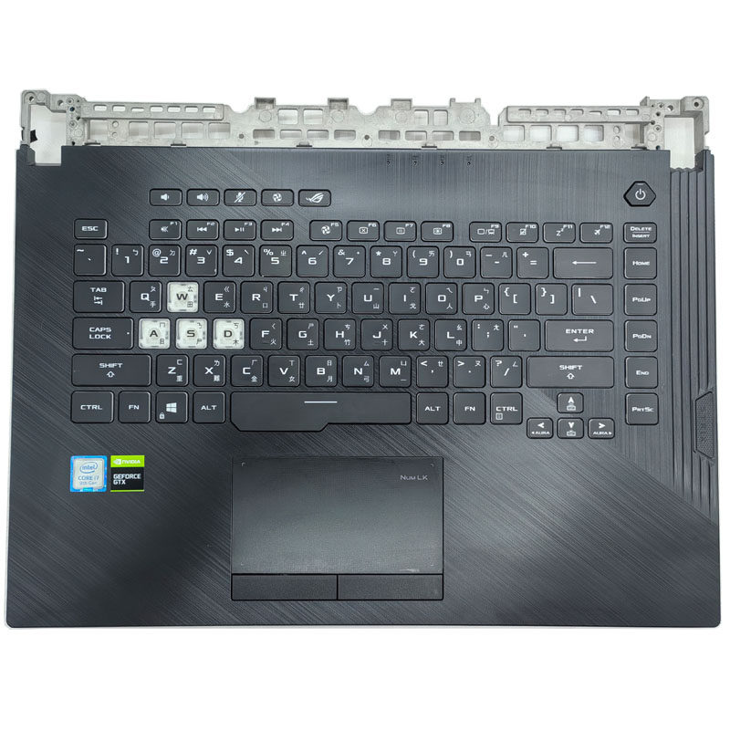 适用Asus/华硕 枪神3 PLUS魔霸3 G512L G531GS G531GT S5D键盘C壳 - 实物图