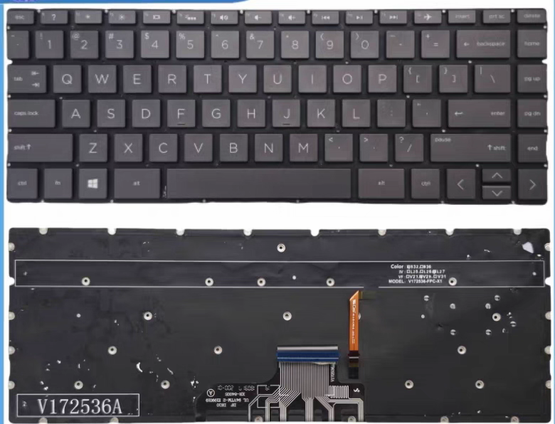 适用惠普HP13-AG AN AG  AH AQ TPN-W133 W136 W144 Q214键盘US