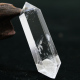 如鸿天然水晶柱摆件白水晶六棱柱双尖原石头六角形矿石宝石