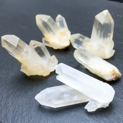 白水晶晶簇消磁石天然