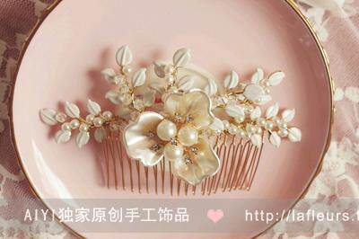 纯手工新娘唯美欧美th独家发饰